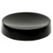 Round Black Free Standing Soap Dish in Resin